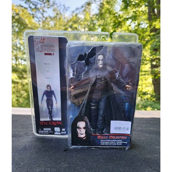 NECA Cult Classics Series 1 The Crow Eric Draven Figure New Sealed NOS rare - Picture 1 of 5